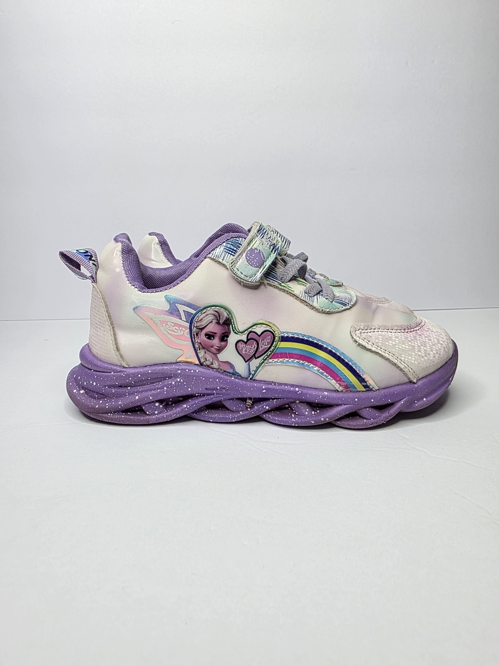Elsa Rainbow Light-Up Sneakers